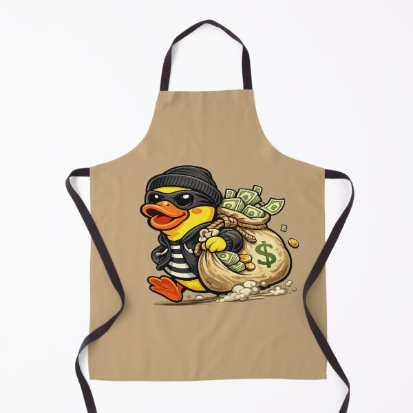 Item preview, Robber Duck Money Bag Mascot designed and sold by BROHLine Studio.