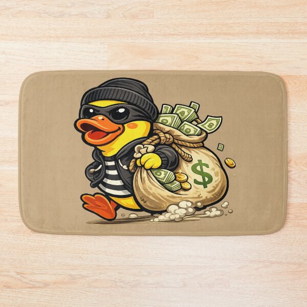 Item preview, Robber Duck Money Bag Mascot designed and sold by BROHLine Studio.