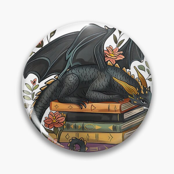 Item preview, Cute Dragon Books Cottagecore Flower Bookworm Book Lover T-Shirt designed and sold by kevincuellar.