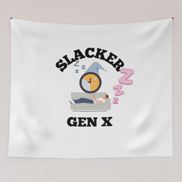 Item preview, Gen X Slacker T-shirt designed and sold by Teechuckle.