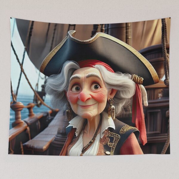 Item preview, Old Fart as a pirate designed and sold by Colin Bentham.