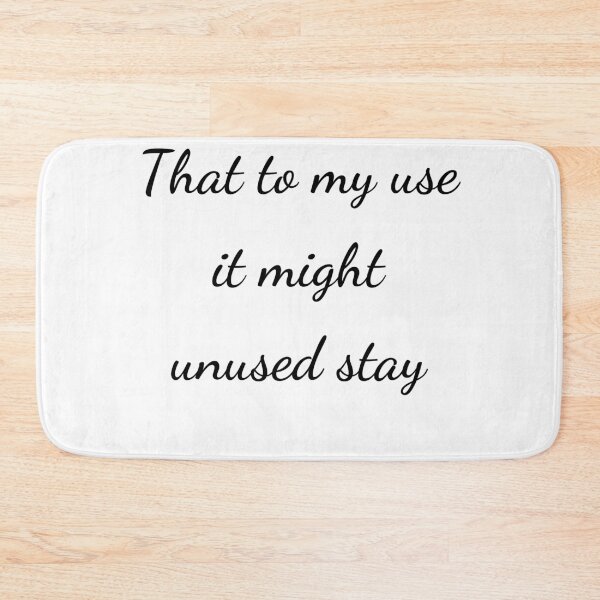 Item preview, "That to my use it might unused stay" - handwriting black designed and sold by ariksworld.