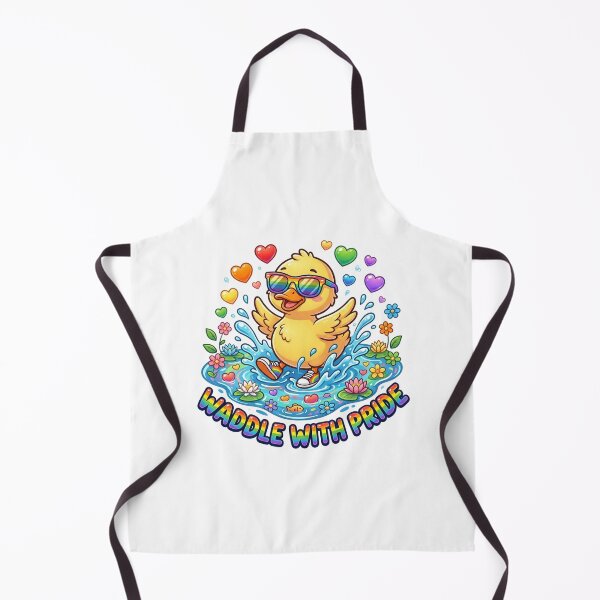 Item preview, Pride Duck Waddle With Rainbow Sunglasses And Hearts designed and sold by longngusuc.