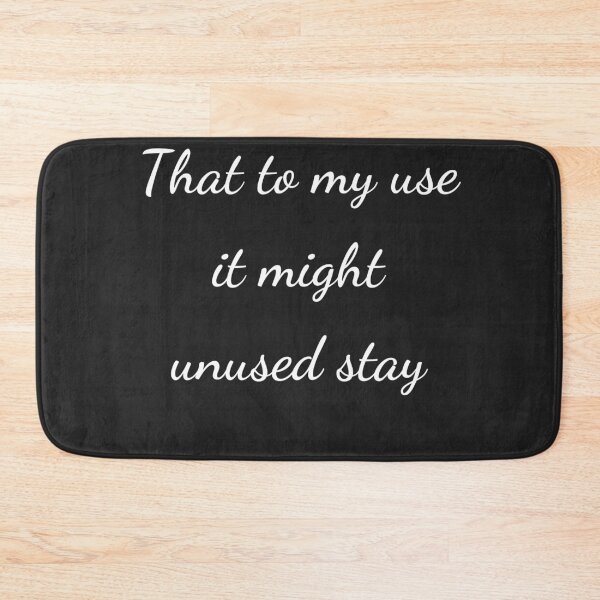 Item preview, "That to my use it might unused stay" - handwriting white designed and sold by ariksworld.