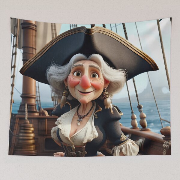 Item preview, Old Fart as a pirate designed and sold by Colin Bentham.