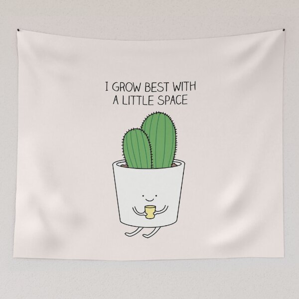Item preview, I grow best with a litlle space designed and sold by Milkyprint.