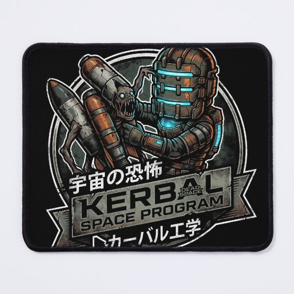 Item preview, Kerbal Space Program Dead Space Horror Badge designed and sold by Senpaiwaves.