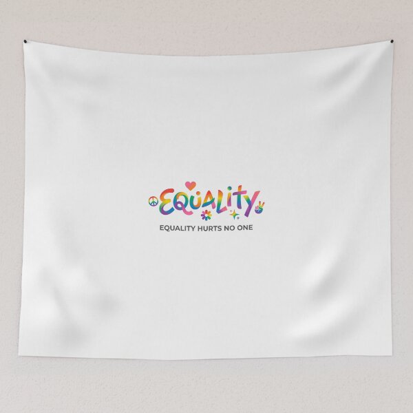 Item preview, Equality Hurts No One Rainbow Peace Love Acceptance Message designed and sold by longngusuc.
