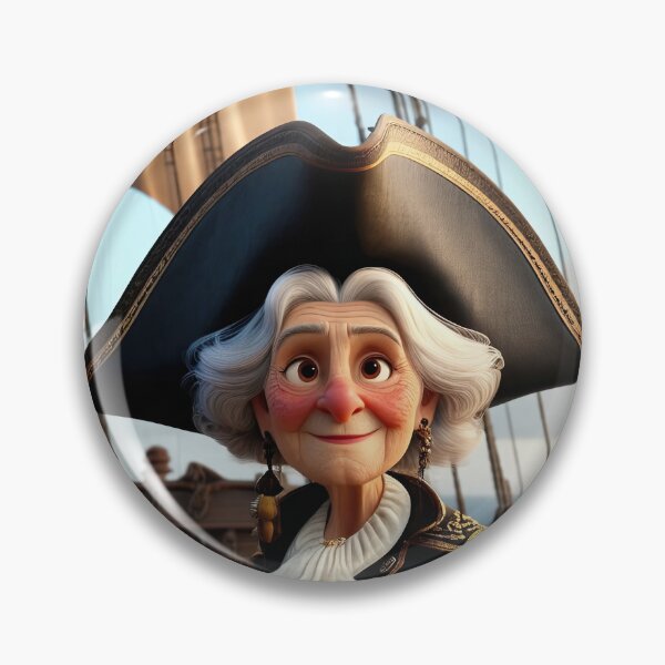 Item preview, Old Fart as a pirate designed and sold by Colin Bentham.
