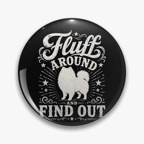 Item preview, Fluff Around and Find Out Shirt Funny Pomeranian Dog Tee, Cute Pom Mom Humor, Small Dog Lover Gift for Her designed and sold by THREE LITTLE BEANS.