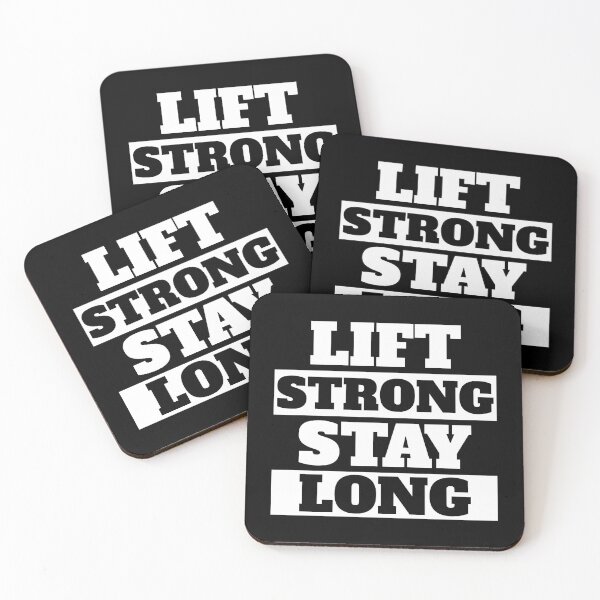 Item preview, Lift Strong, Stay Long Gym Workout Motivation designed and sold by HYPNK.