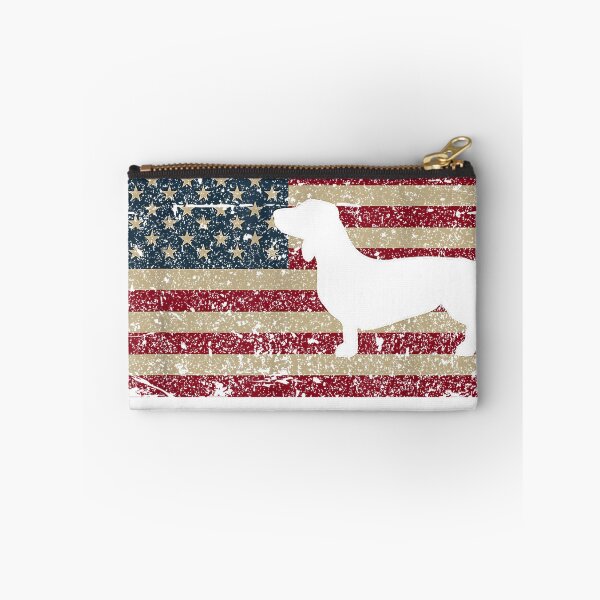 Item preview, Dachshund America Flag Patriotic Weiner Dog Gift T-Shirt Small designed and sold by gidget-gadget.