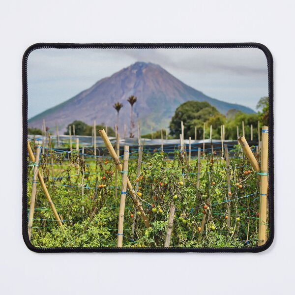 Item preview, Farm below smoking Mount Sinabung designed and sold by franck380.