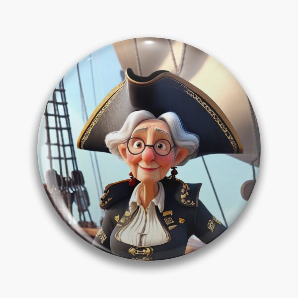 Item preview, Old Fart as a pirate designed and sold by Colin Bentham.