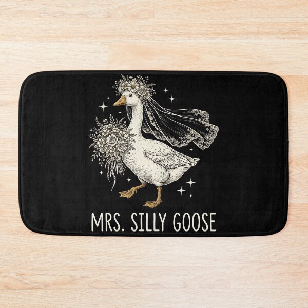 Item preview, Mrs. and Mr. Silly Goose Shirt, Newlyweds Tee, Honeymooning Tshirt, Matching Married Couple Tee, Cute Couple Anniversary designed and sold by THREE LITTLE BEANS.