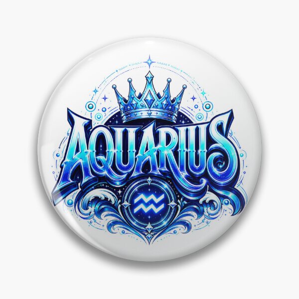 Item preview, Aquarius Zodiac Sign Celestial Crown Artwork designed and sold by the-dovlat.