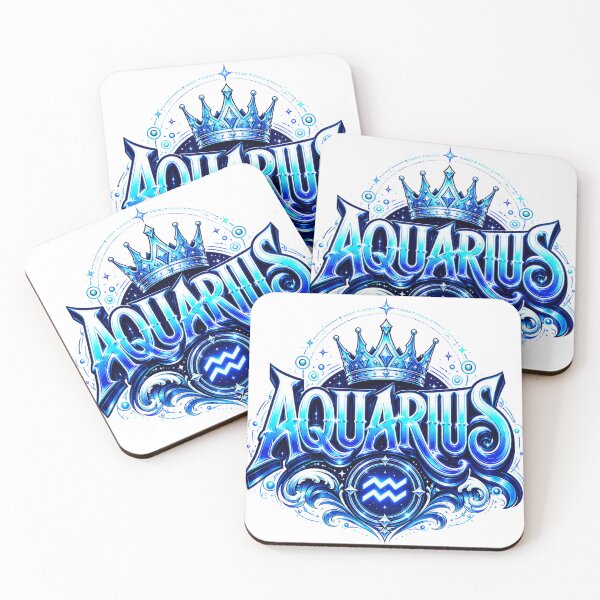 Item preview, Aquarius Zodiac Sign Celestial Crown Artwork designed and sold by the-dovlat.