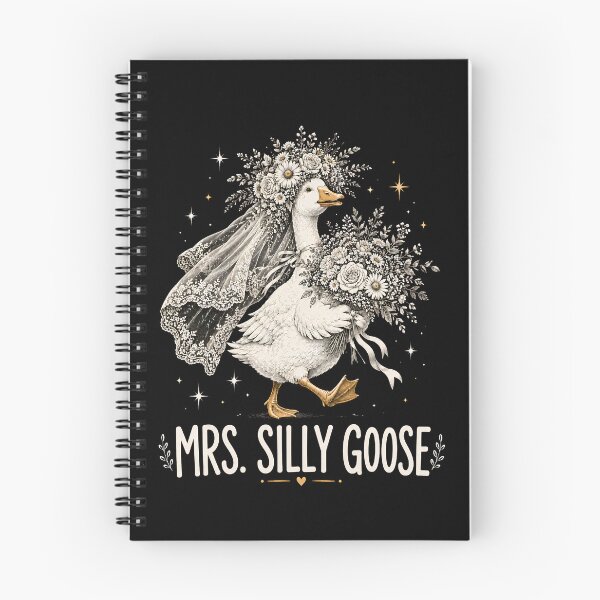 Item preview, Mrs. and Mr. Silly Goose Shirt, Newlyweds Tee, Honeymooning Tshirt, Matching Married Couple Tee, Cute Couple Anniversary designed and sold by THREE LITTLE BEANS.