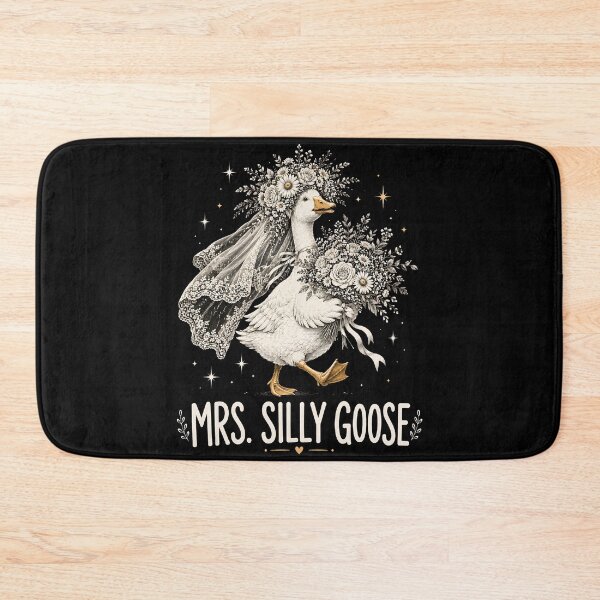 Item preview, Mrs. and Mr. Silly Goose Shirt, Newlyweds Tee, Honeymooning Tshirt, Matching Married Couple Tee, Cute Couple Anniversary designed and sold by THREE LITTLE BEANS.