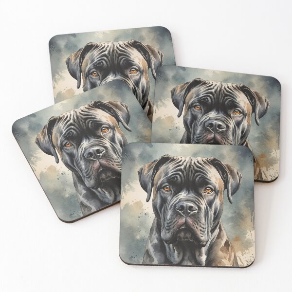 Item preview, Cane Corso Watercolor Dog Art designed and sold by MaverlyShop.