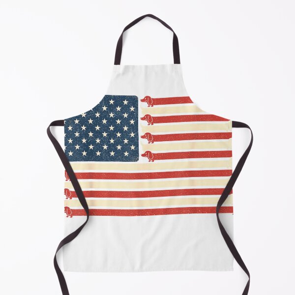 Item preview, Dachshund Patriotic American Flag 4th of July Weiner Dog T-Shirt designed and sold by RKdrawings.