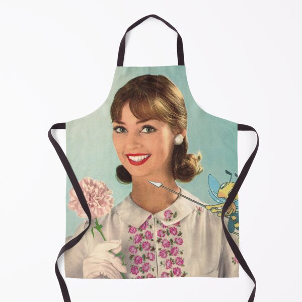 Item preview, Save the Bees - Retro 1950s Pop Art Ecology Collage designed and sold by Mystral Art Studio.