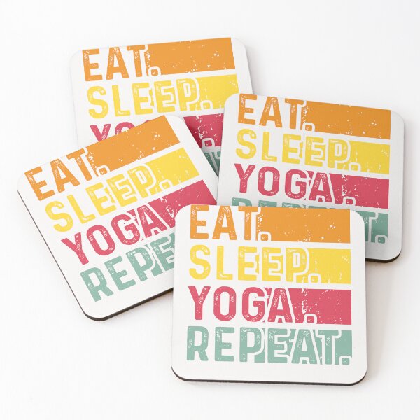 Item preview,  Eat sleep yoga repeat designed and sold by Tiny-Love ⭐⭐⭐⭐⭐.