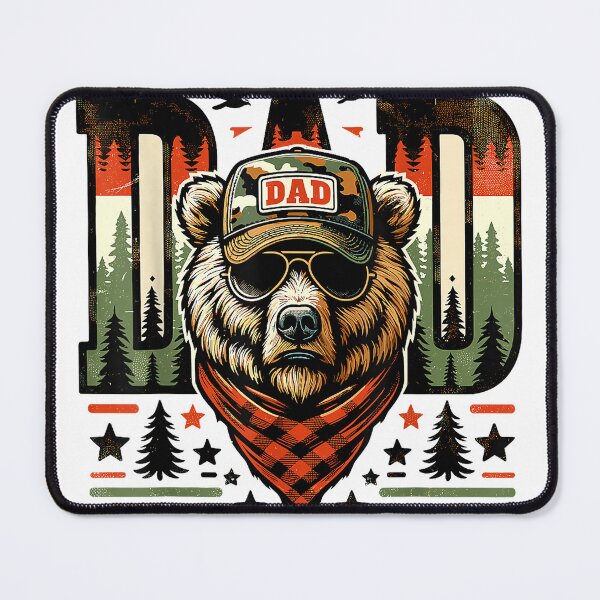 Item preview, Dad Bear Papa Daddy Bear Lovers Camping Hunter Father's Day T-Shirt designed and sold by KTY-NUSS.