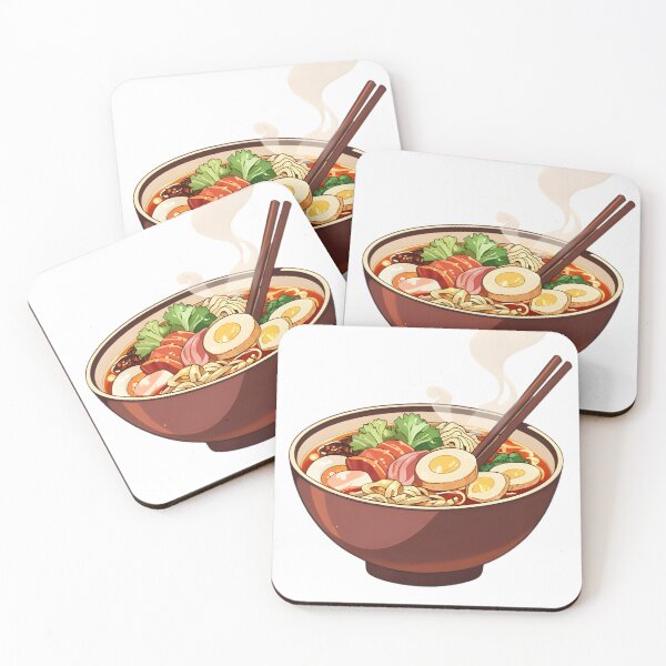 Item preview, Cozy Ramen Bowl — Anime Aesthetic Sticker designed and sold by tommysworks.