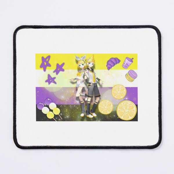 Item preview, Rin Kagamine and Len Kagamine Vocaloid Nonbinary Pride Flag designed and sold by Pride4Every1.