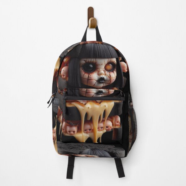 Item preview, Gothic Charcoal BLT Sandwich with Creepy Doll Heads designed and sold by LujziWorld.