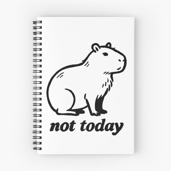 Item preview, Not Today Capybara  designed and sold by SugarCore.
