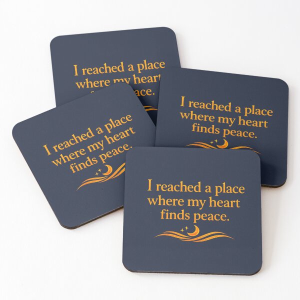 Item preview, I reached a place where my heart finds peace. designed and sold by MaxDreamsArt.