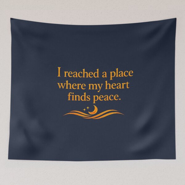 Item preview, I reached a place where my heart finds peace. designed and sold by MaxDreamsArt.