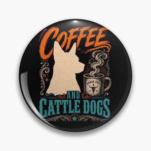 Item preview, Coffee and Cattle Dog T-Shirt, Blue Heeler Lover Gift, Australian Cattle Dog  designed and sold by THREE LITTLE BEANS.