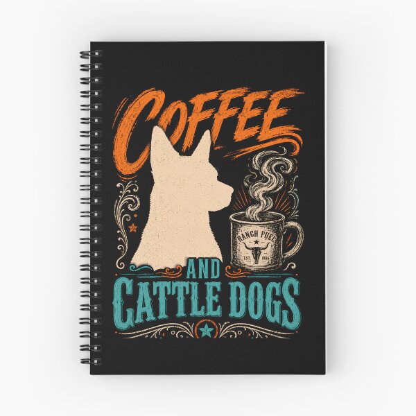 Item preview, Coffee and Cattle Dog T-Shirt, Blue Heeler Lover Gift, Australian Cattle Dog  designed and sold by THREE LITTLE BEANS.