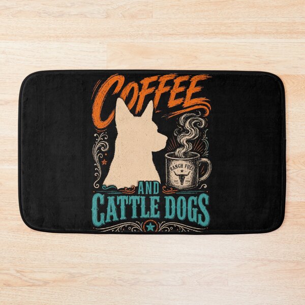 Item preview, Coffee and Cattle Dog T-Shirt, Blue Heeler Lover Gift, Australian Cattle Dog  designed and sold by THREE LITTLE BEANS.