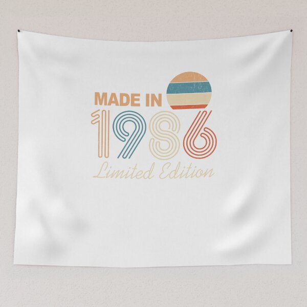 Item preview, Born in 1986 Vintage 40th Birthday Gift Distressed Design designed and sold by FernaRoje.