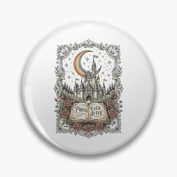 Item preview, Proud Ever After Lgbtq Fairy Tale Castle Rainbow Moon Magic designed and sold by longngusuc.