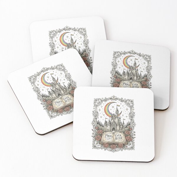 Item preview, Proud Ever After Lgbtq Fairy Tale Castle Rainbow Moon Magic designed and sold by longngusuc.