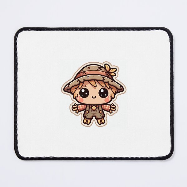 Item preview, Kawaii Halloween Scarecrow Sticker designed and sold by PastelPawsArt.