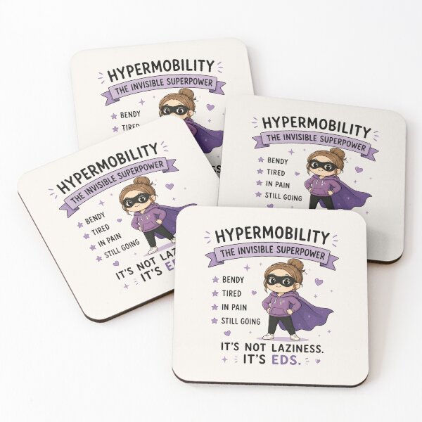 Item preview, Hypermobility The Invisible Superpower - Funny EDS Awareness Design designed and sold by BlackSector77.