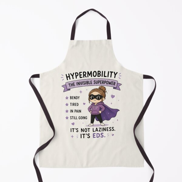 Item preview, Hypermobility The Invisible Superpower - Funny EDS Awareness Design designed and sold by BlackSector77.