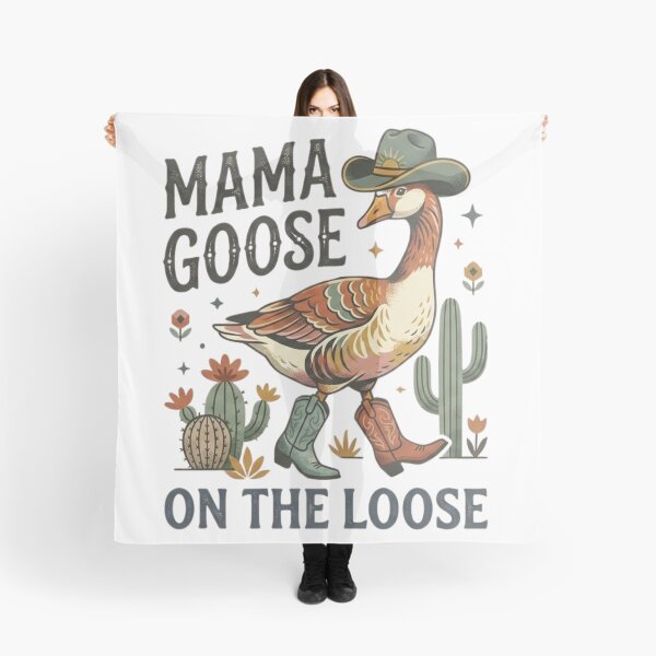 Item preview, Mama Goose On The Loose Western Cowboy Aesthetic designed and sold by SK PrintOmand.