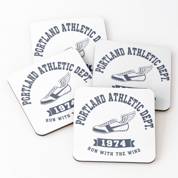 Item preview, Portland Athletic Dept 1974 - Vintage Winged Shoe Track & Field Retro Running Club designed and sold by Melian Vintage.