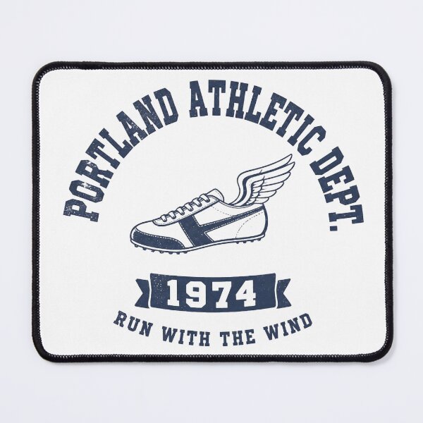 Item preview, Portland Athletic Dept 1974 - Vintage Winged Shoe Track & Field Retro Running Club designed and sold by Melian Vintage.