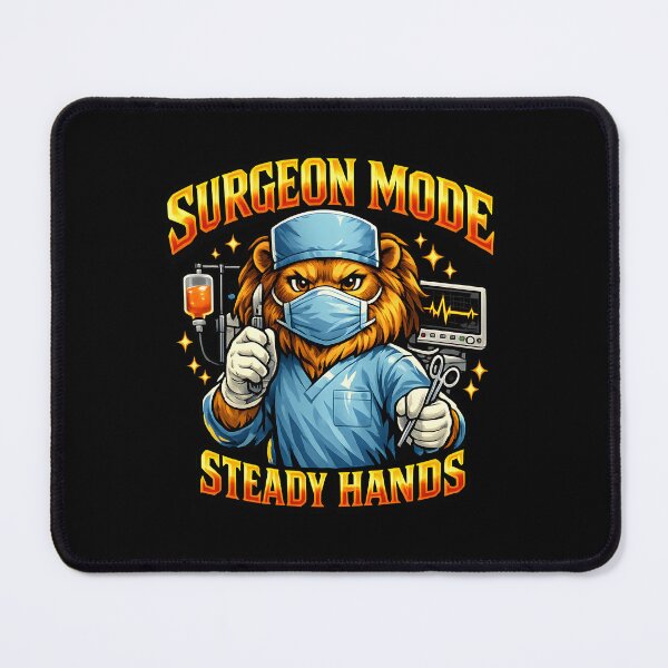 Item preview, Cool Bear Surgeon Mode Steady Hands Surgical Doctor Gift for National Surgical Technologists Week Surgeon Appreciation Medical Professional Design designed and sold by ClinicalHubs.