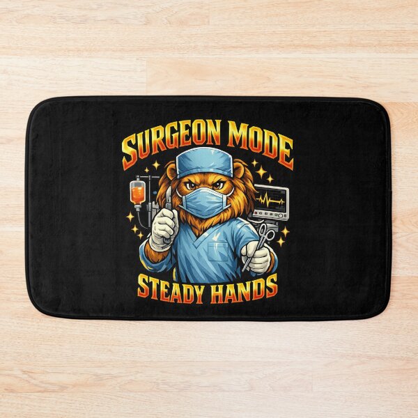 Item preview, Cool Bear Surgeon Mode Steady Hands Surgical Doctor Gift for National Surgical Technologists Week Surgeon Appreciation Medical Professional Design designed and sold by ClinicalHubs.