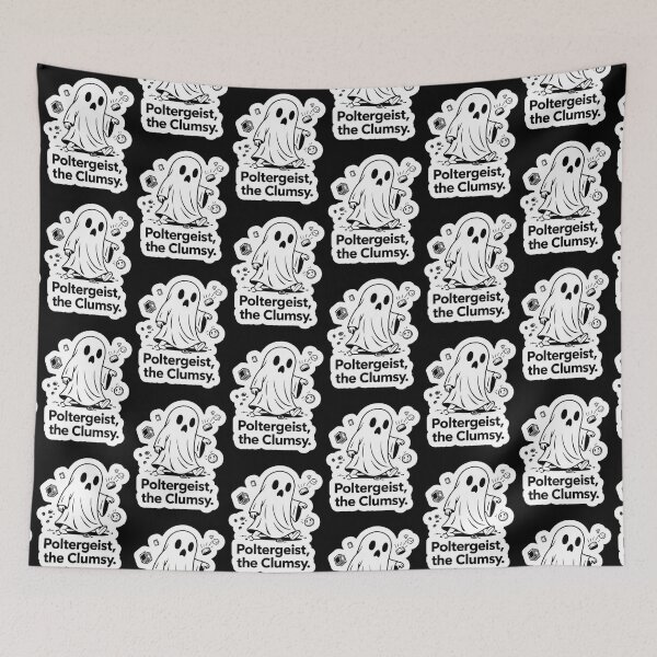 Item preview, Poltergeist The Clumsy Funny Phasmophobia Ghost Hunting Design designed and sold by XXVSHIRT.