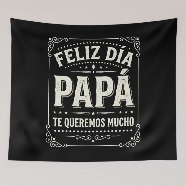 Item preview, Feliz Dia Papa Shirt. Spanish Dad Tee, Te Queremos Mucho Father’s Day Gift, Latino Papa T-Shirt for Dad designed and sold by THREE LITTLE BEANS.